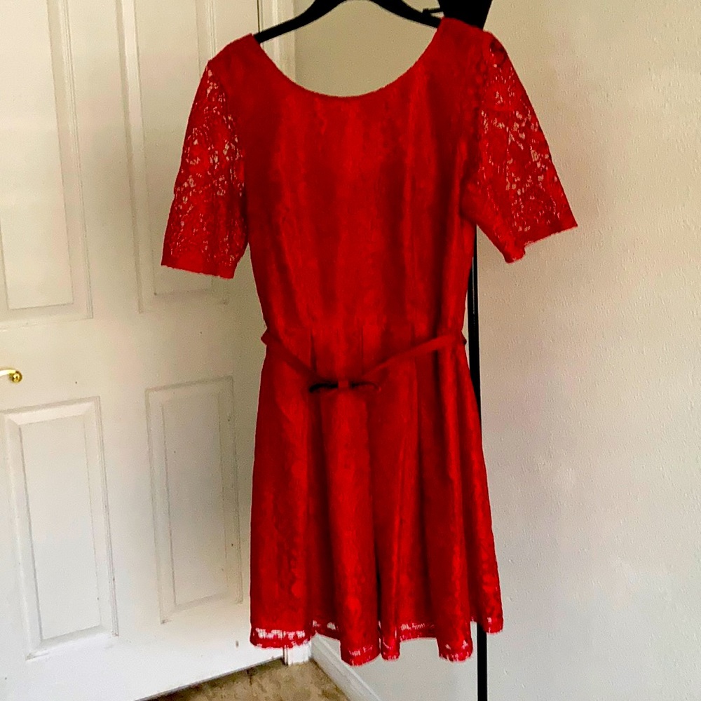 Red dress